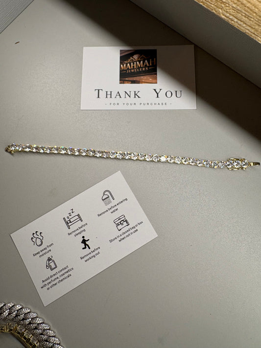 Cubic Zirconia Tennis Bracelet